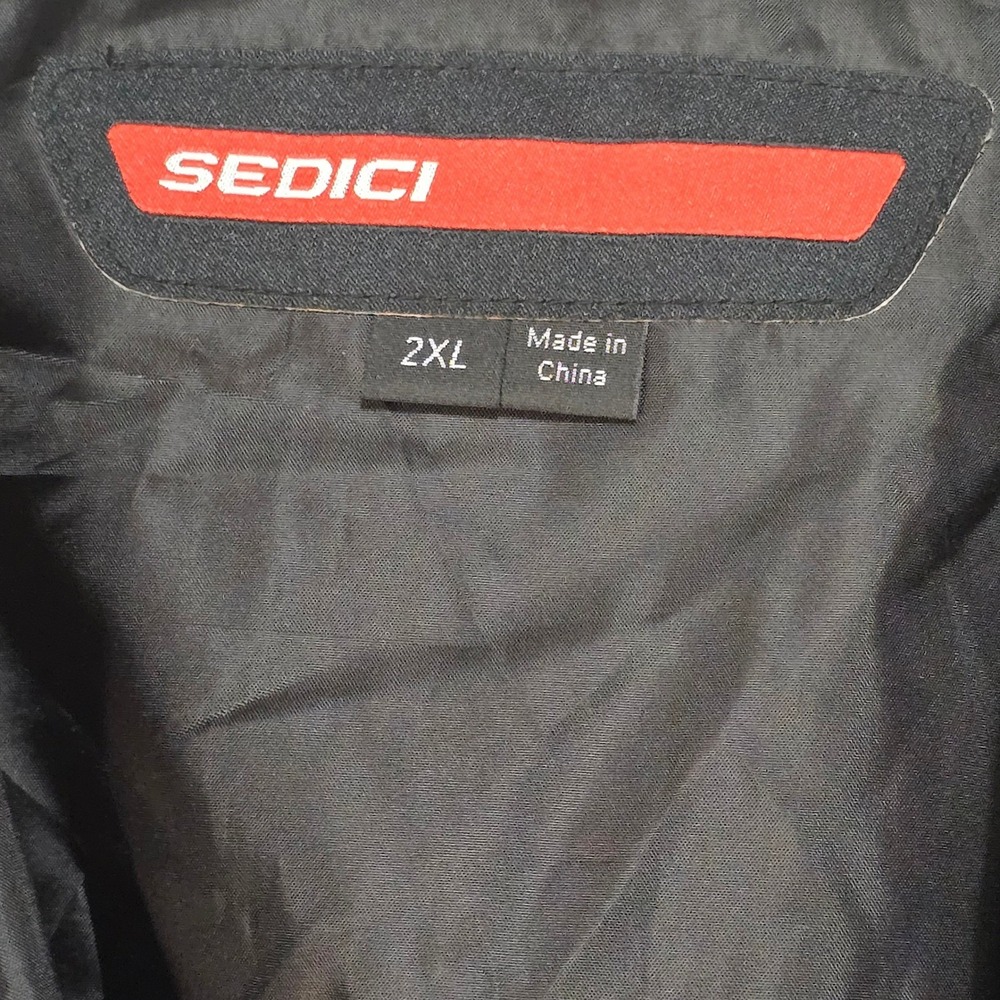Sedici Red Black Motorcycle Podio Jacket Trackside‎ Motocross Racing 2XL - Picture 8 of 10